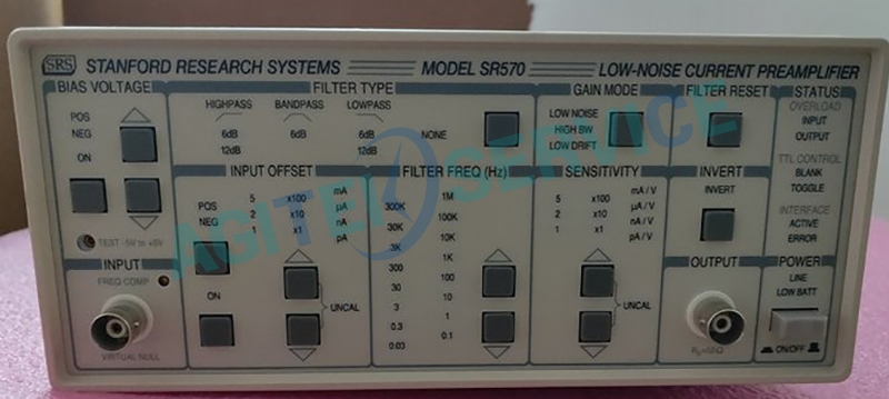 斯坦福電流放大器SR570過載報警維修
