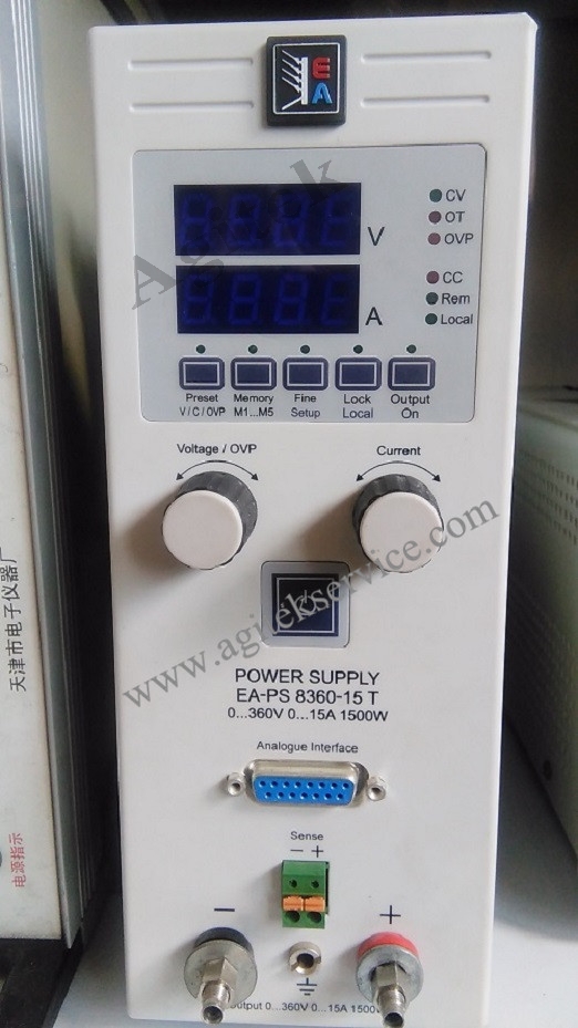 西安航天某研究所EA-PS8360-15T電源維修案例