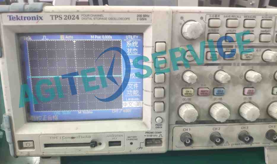泰克示波器TPS2024檢測不到波形如何維修？