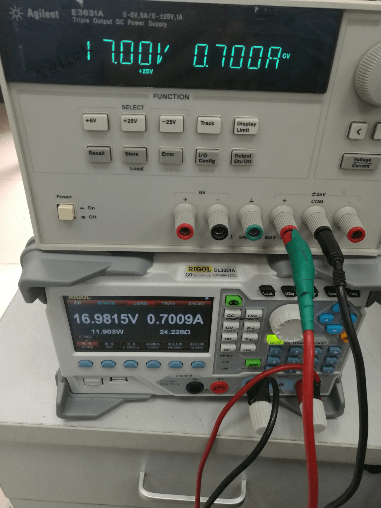 安捷倫E3631A直流電源輸出與設定值不符維修案例