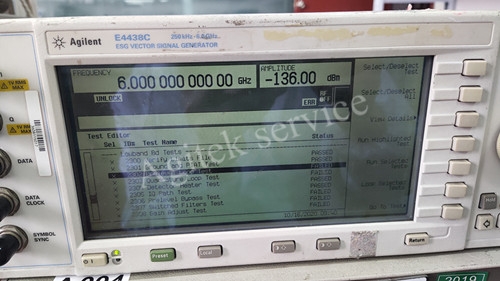 是德E4438C信號發生器維修案例集合 是德E4438C信號發生器維修案例集合