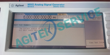 安捷倫信號源N5181A按鍵不靈維修|信號源維修