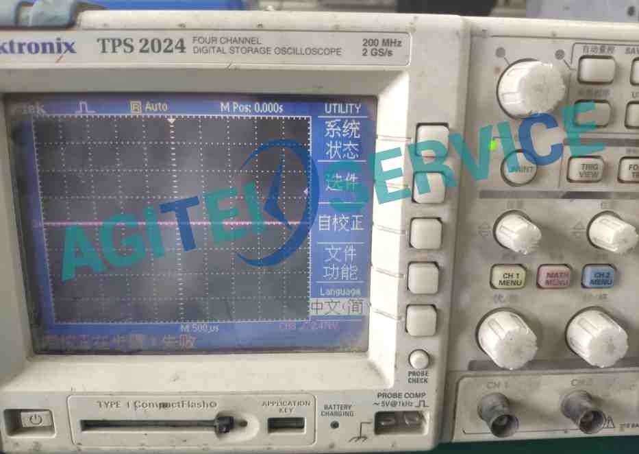 泰克示波器TPS2024檢測不到波形如何維修？