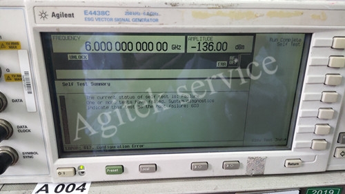 是德E4438C信號發生器維修案例集合 是德E4438C信號發生器維修案例集合