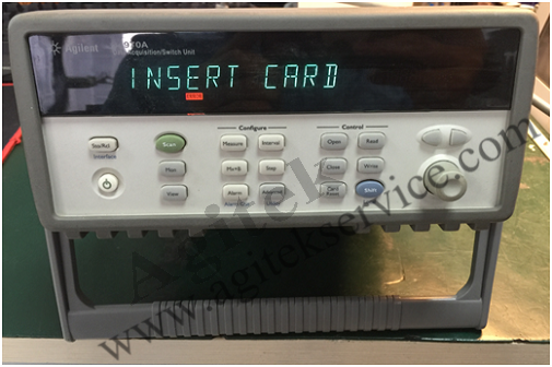 北京某股份有限公司數據采集係統Agilent 34970A維修案例