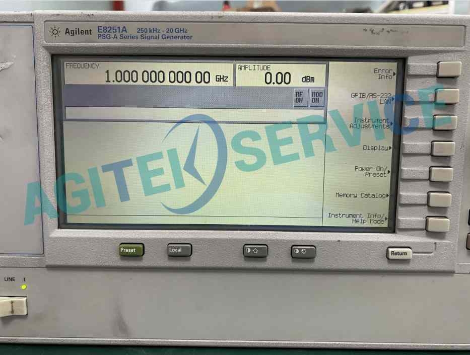信號發生器E8251A unlevel報錯維修案例 信號發生器E8251A unlevel報錯維修案例