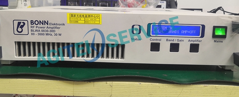 BONN功率放大器BLWA0830-30D儀器運行報錯維修