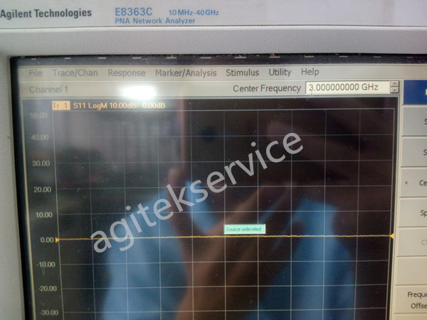 是德E8363C網絡分析儀報錯故障維修