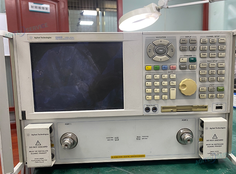 安捷倫網絡分析儀E8362B_20G_2P無法開機維修
