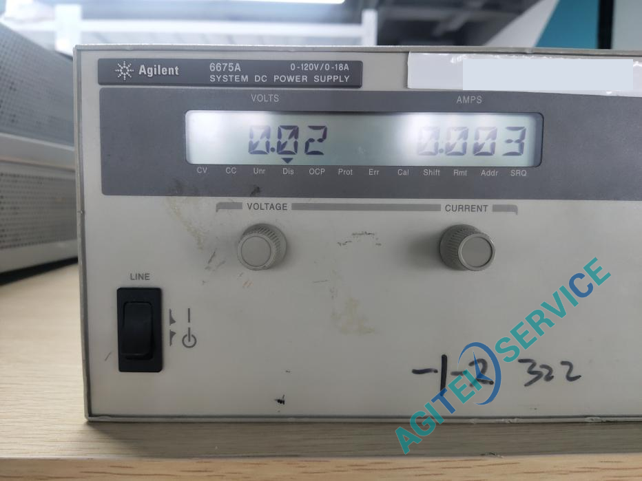 安捷倫Agilent 6675A直流係統電源開機報錯維修