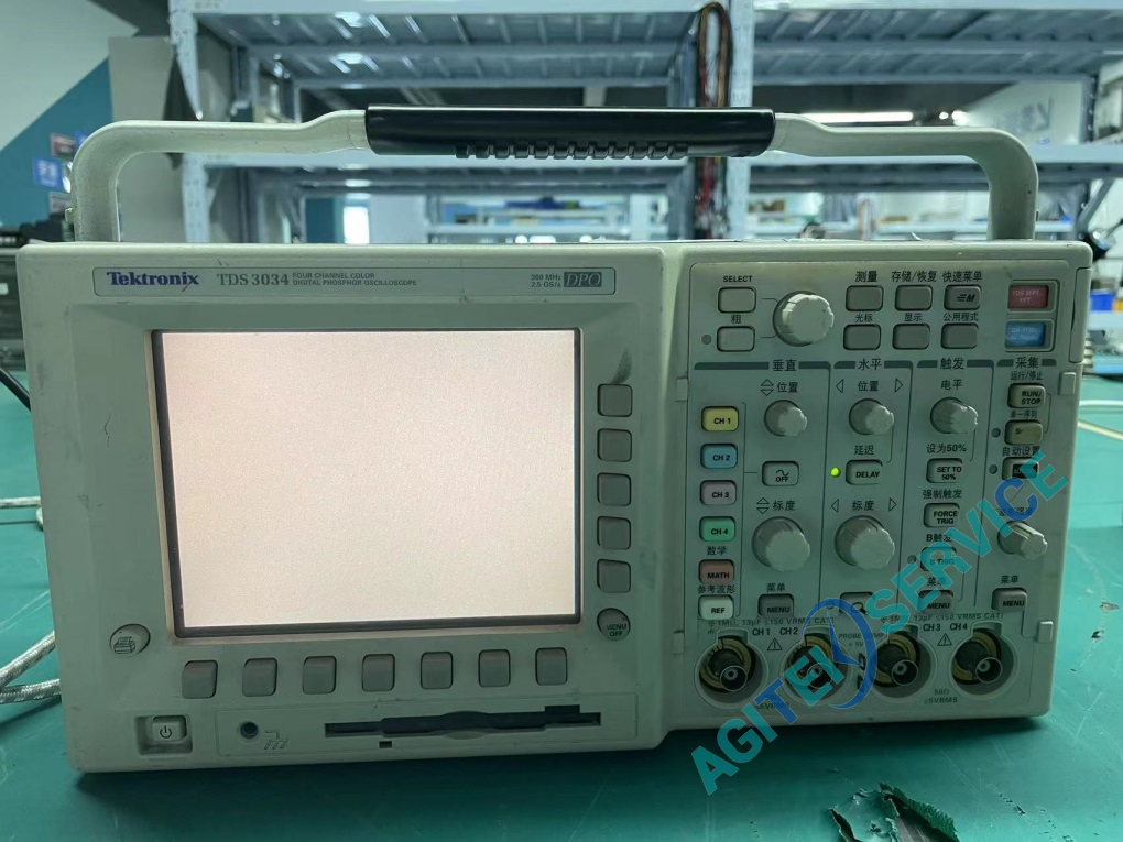 泰克TDS3034示波器開機白屏故障維修