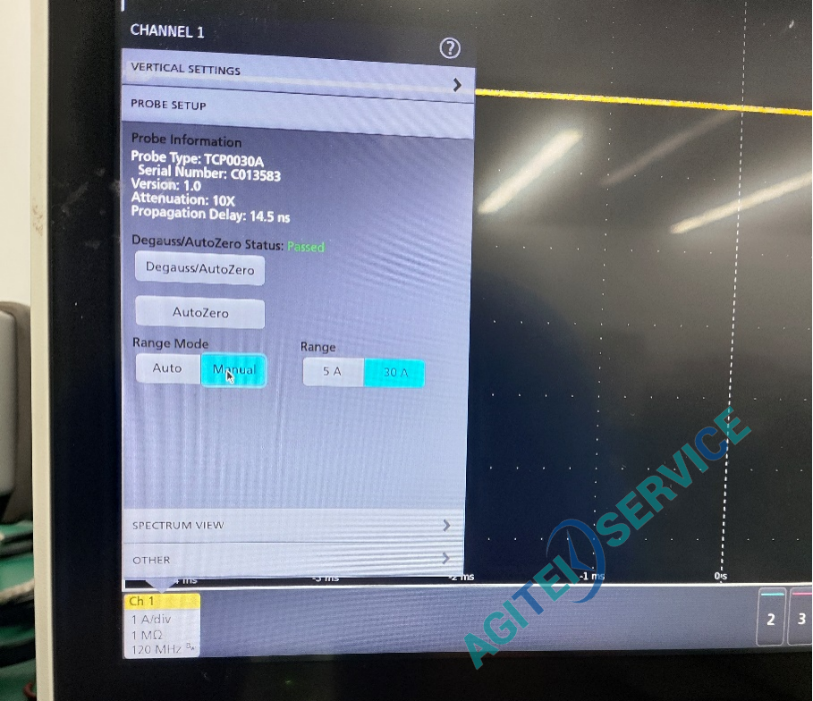 泰克電流探頭TCP0030A如何更改量程 泰克電流探頭TCP0030A如何更改量程