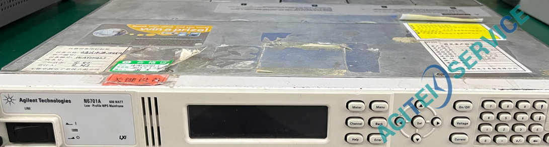 安捷倫電源N6701A開機黑屏維修