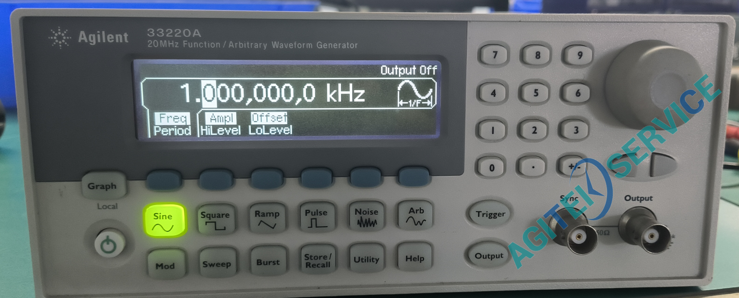 安捷倫33220A函數/任意波形發生器開機異常報錯維修