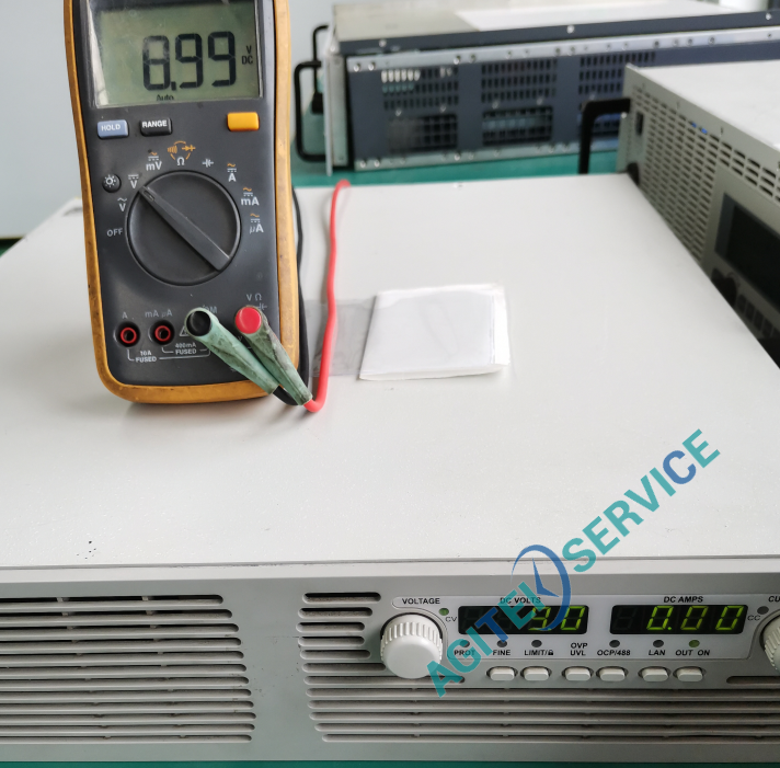 是德Keysight N8760A電源進入測試界麵後顯示OUP
