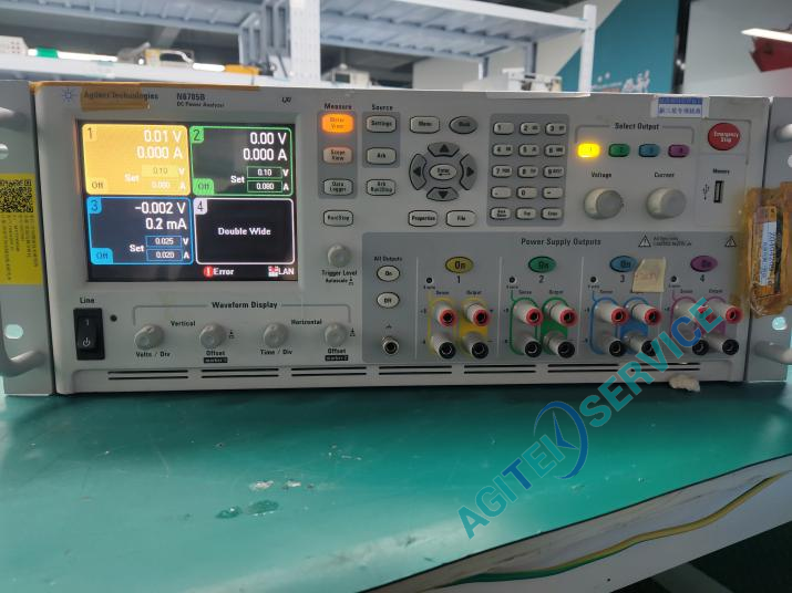 安捷倫N6705B直流電源分析儀開機白屏維修