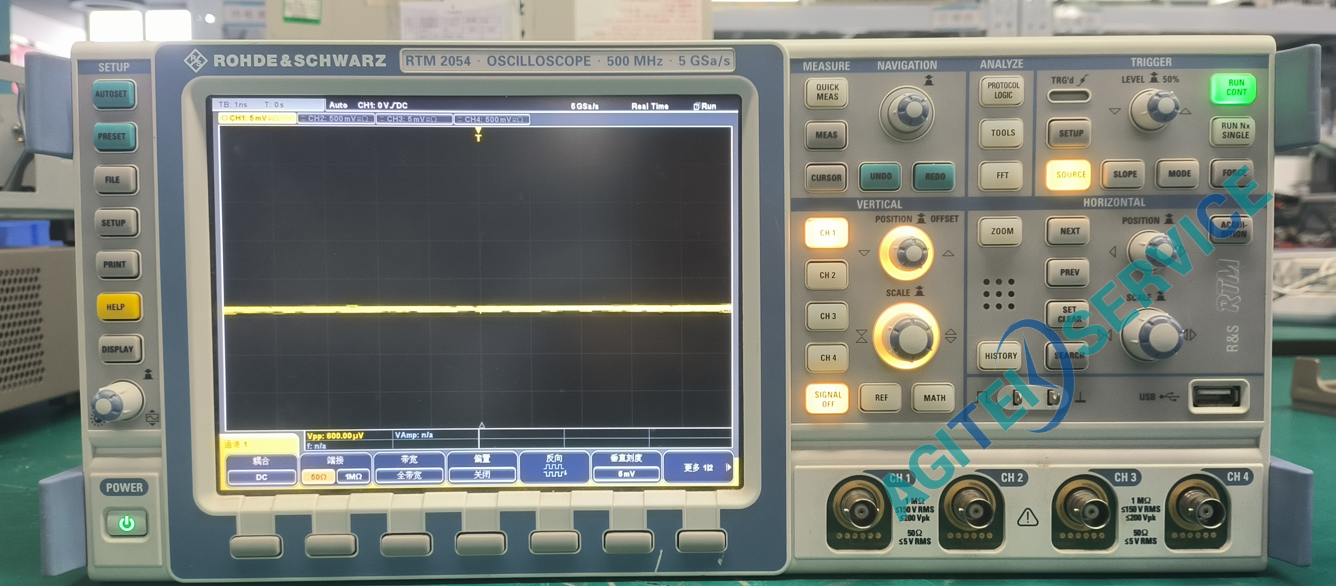 羅德與施瓦茨R&S示波器RTM2054無法開機維修