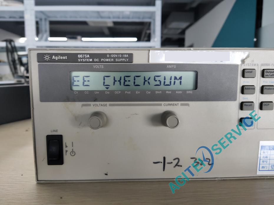 是德/安捷倫6675A/6674A直流係統電源維修