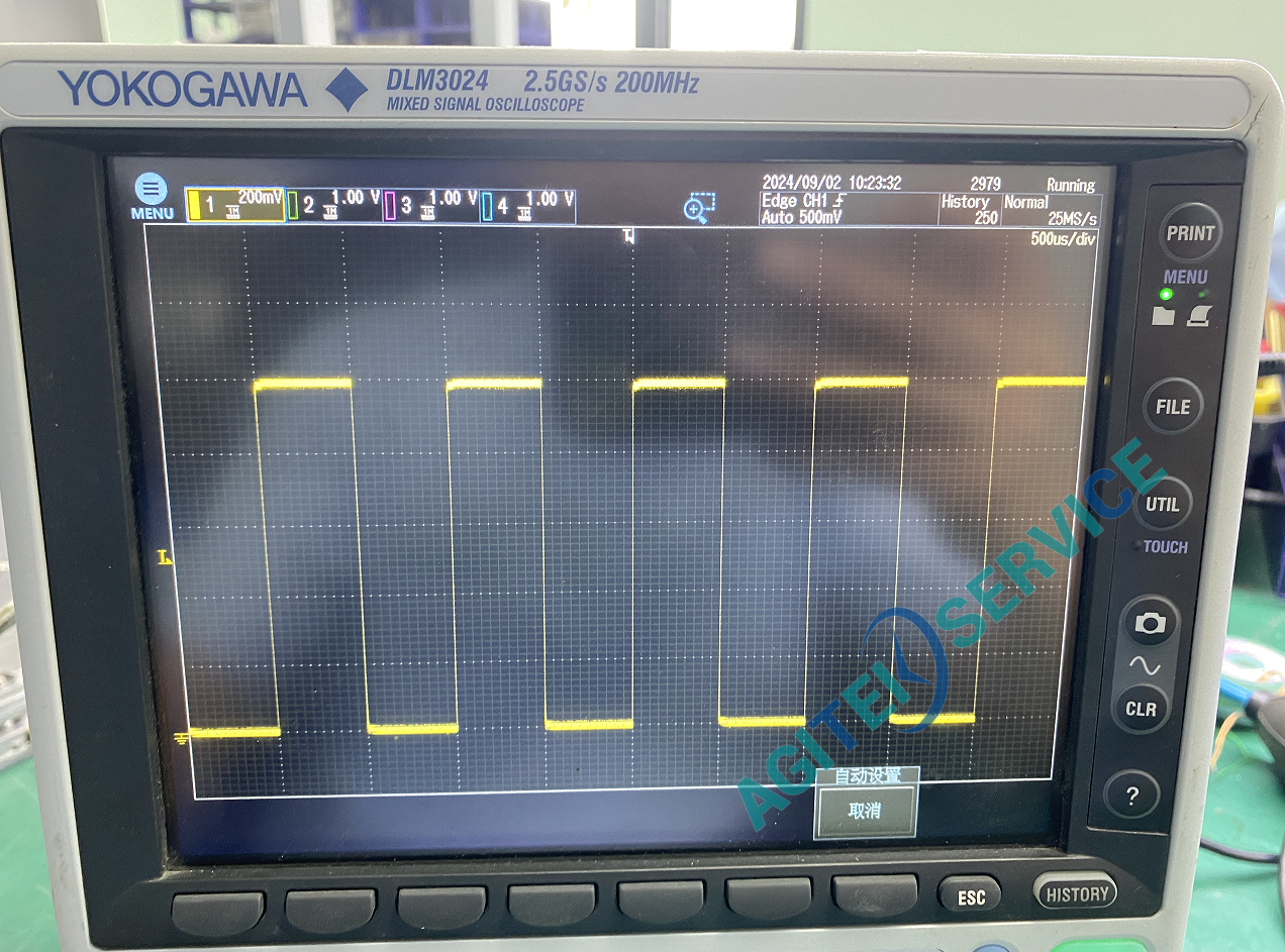YOKOGAWA橫河DLM3024示波器CH1/CH2跡線異常維修