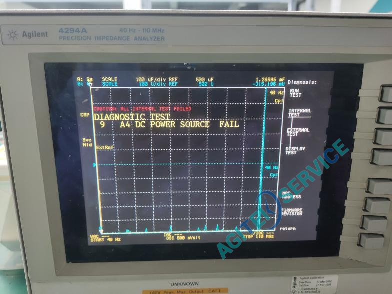 安捷倫4294A阻抗分析儀電橋不平衡維修 安捷倫4294A阻抗分析儀電橋不平衡維修