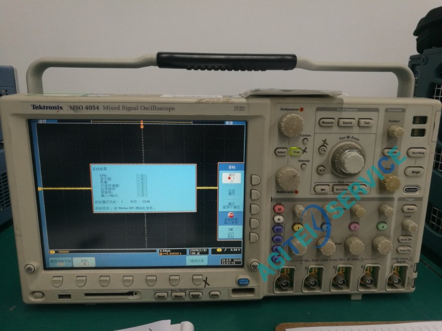 泰克MSO4054示波器按鈕失靈維修
