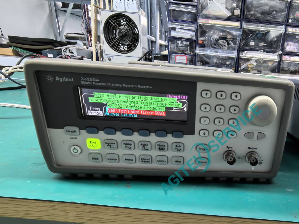 Agilent安捷倫33250A信號發生器通訊異常維修