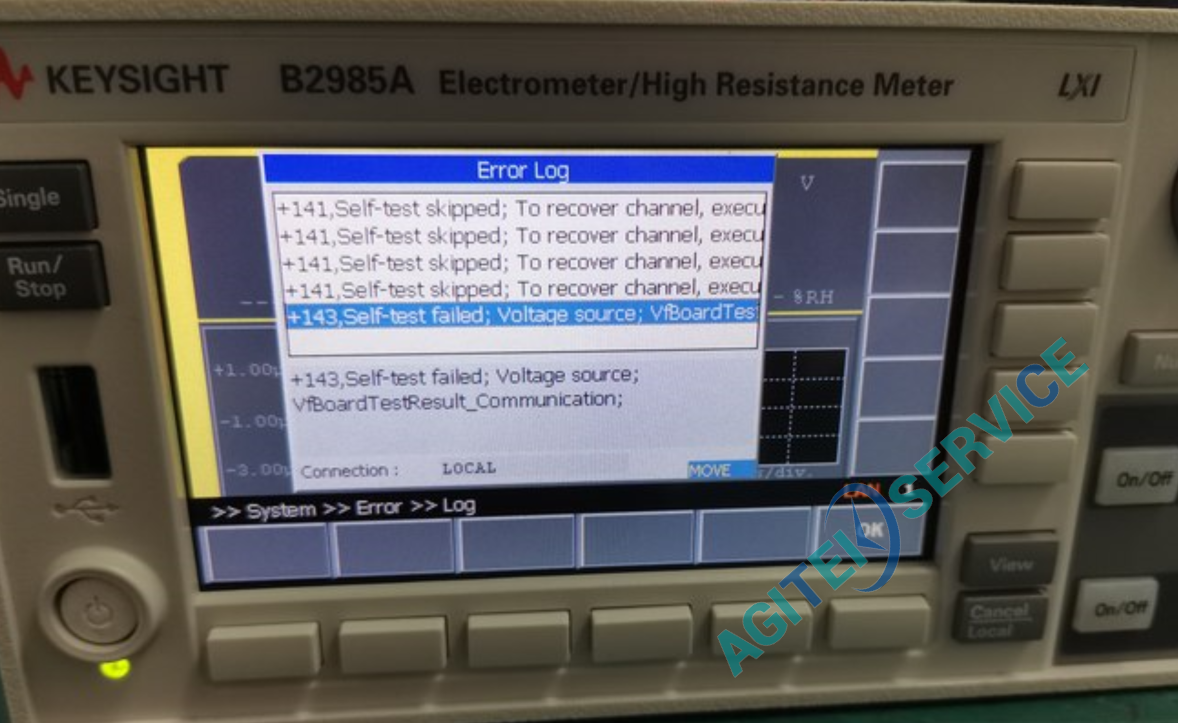 Agilent安捷倫B298X係列皮安計/靜電計維修