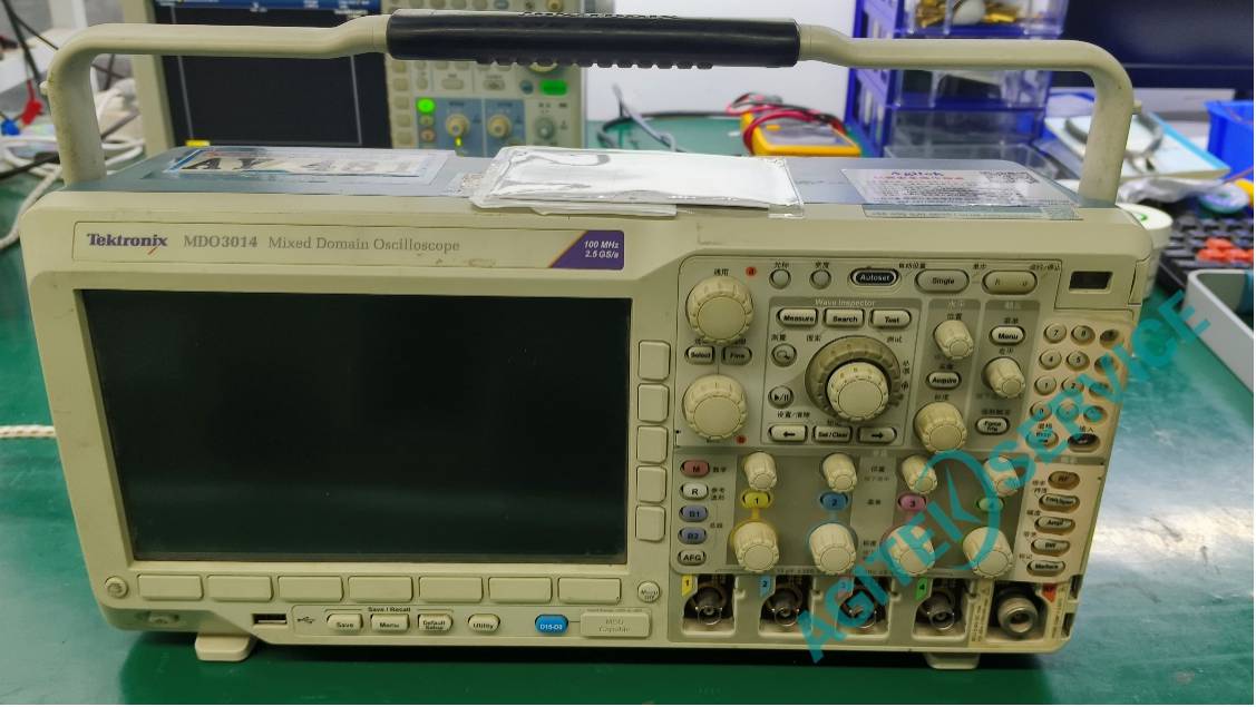 Tektronix泰克MDO3014示波器開機後屏幕無反應維修案例 Tektronix泰克MDO3014示波器開機後屏幕無反應維修案例