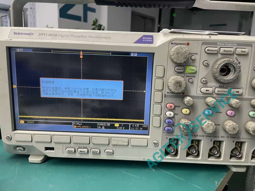 泰克DPO3034示波器通道故障維修