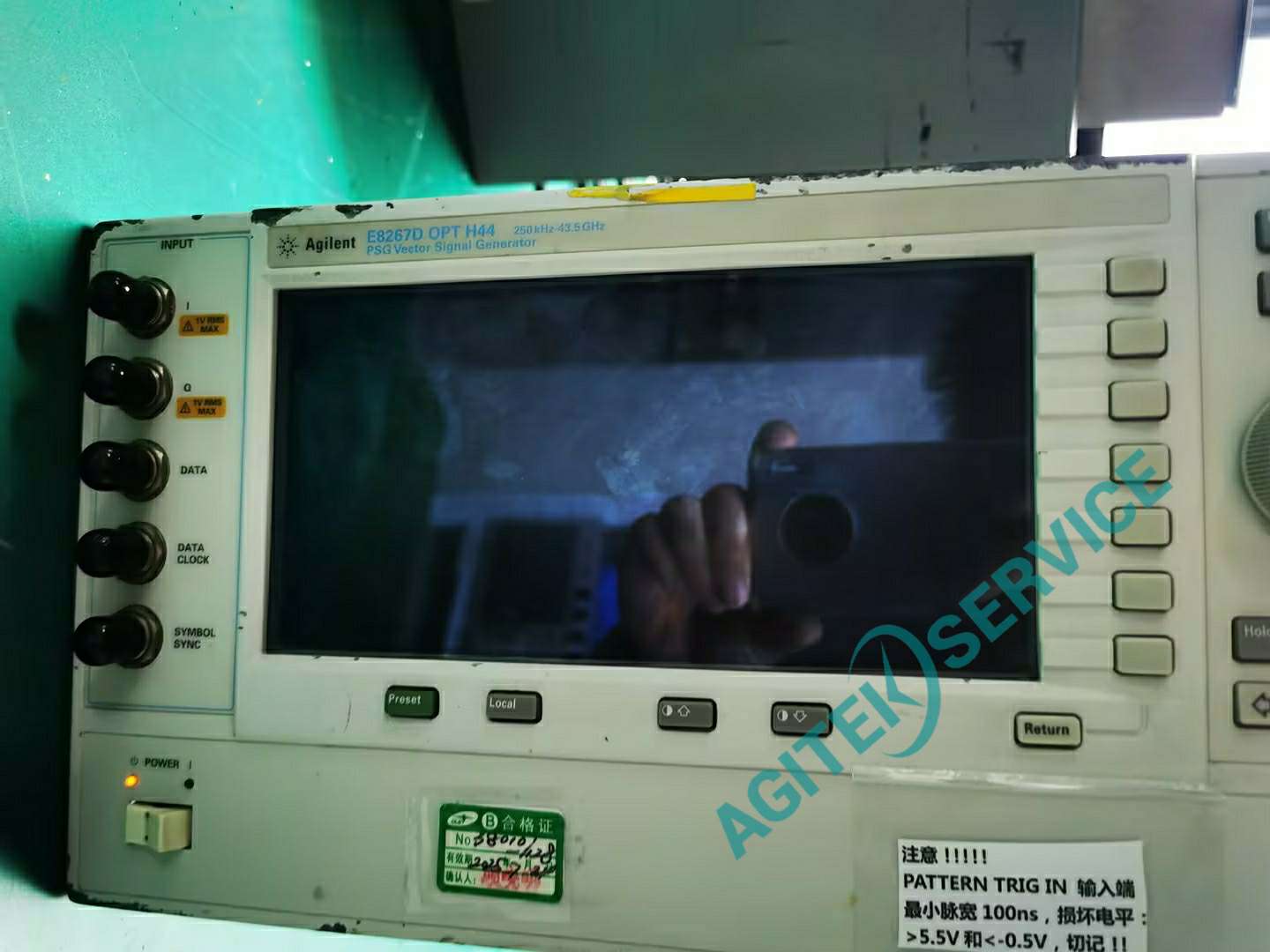 維修E8267D E8257D 20G以上端口漏電和各種問題