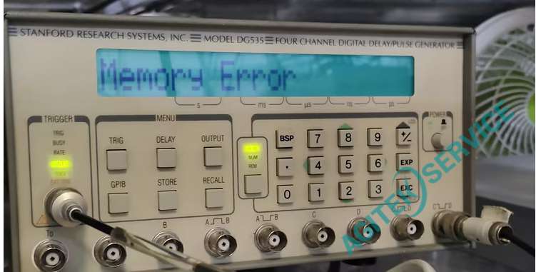 斯坦福脈衝發生器DG535開機後memory error報錯 斯坦福脈衝發生器DG535開機後memory error報錯
