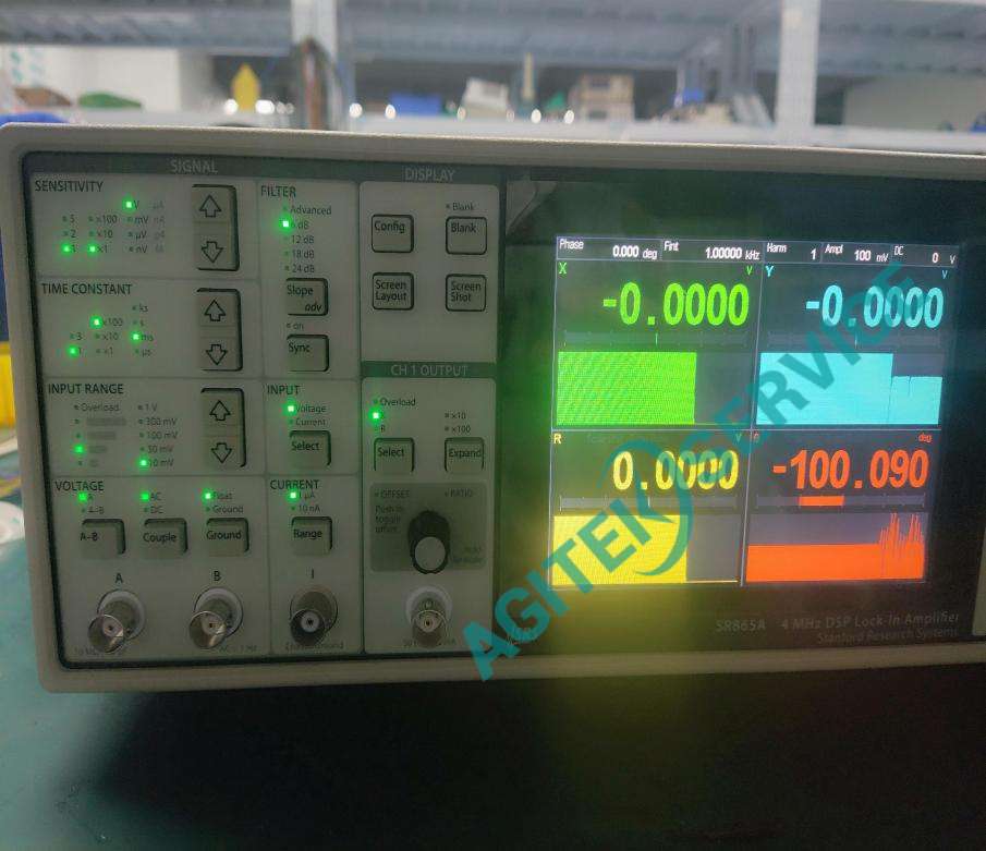 斯坦福SR865A鎖相放大器30mv以下檔位報overload