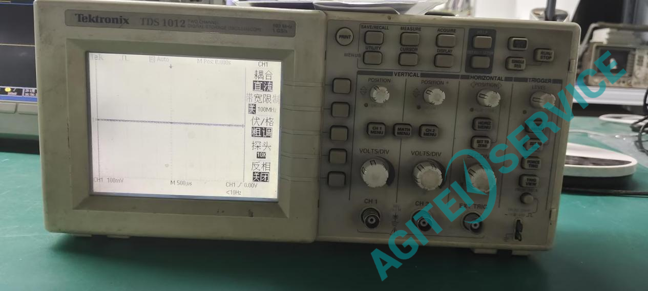 泰克示波器TDS1012開機白屏維修