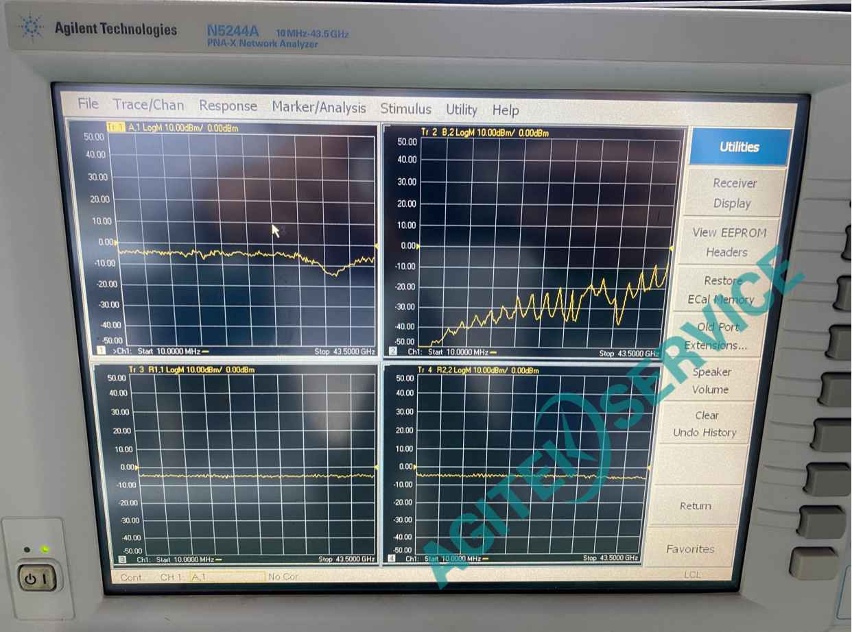 Agilent安捷倫N5244A 43.5GHz網絡分析儀2端口輸出功率低維修案例