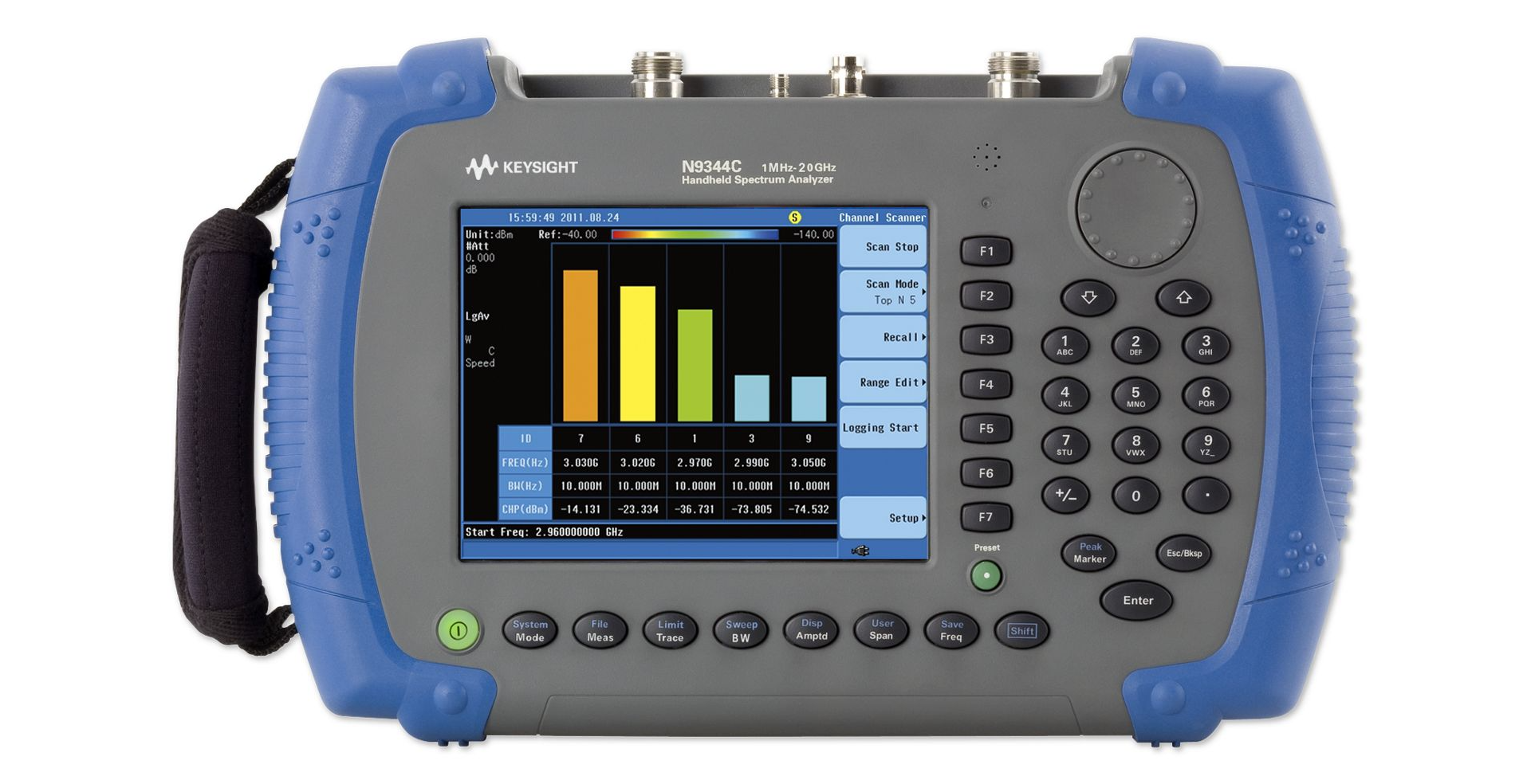 Keysight N9344C頻譜分析儀使用教程