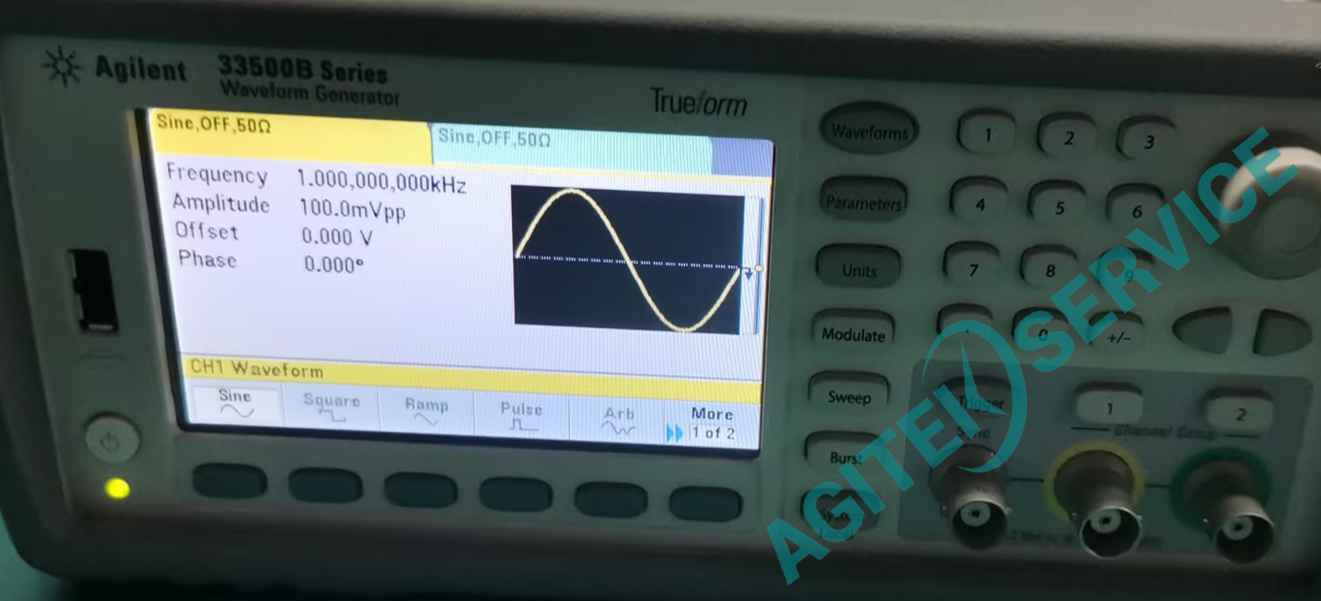 安捷倫33522B信號源開機報錯維修