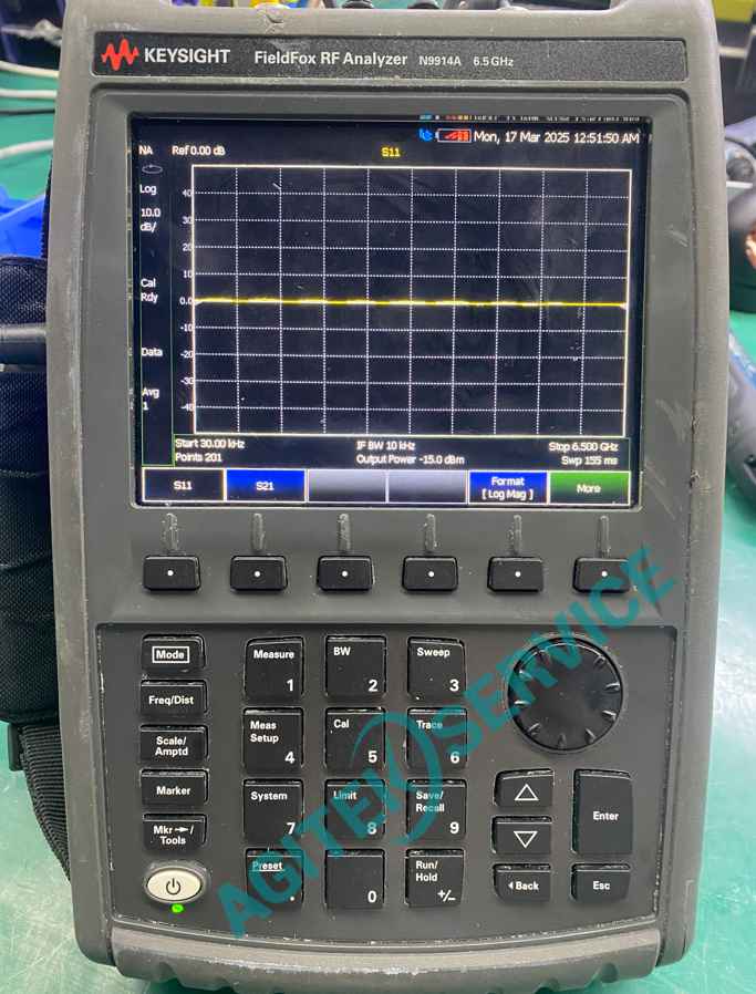 是德科技N9914A射頻分析儀跡線異常維修