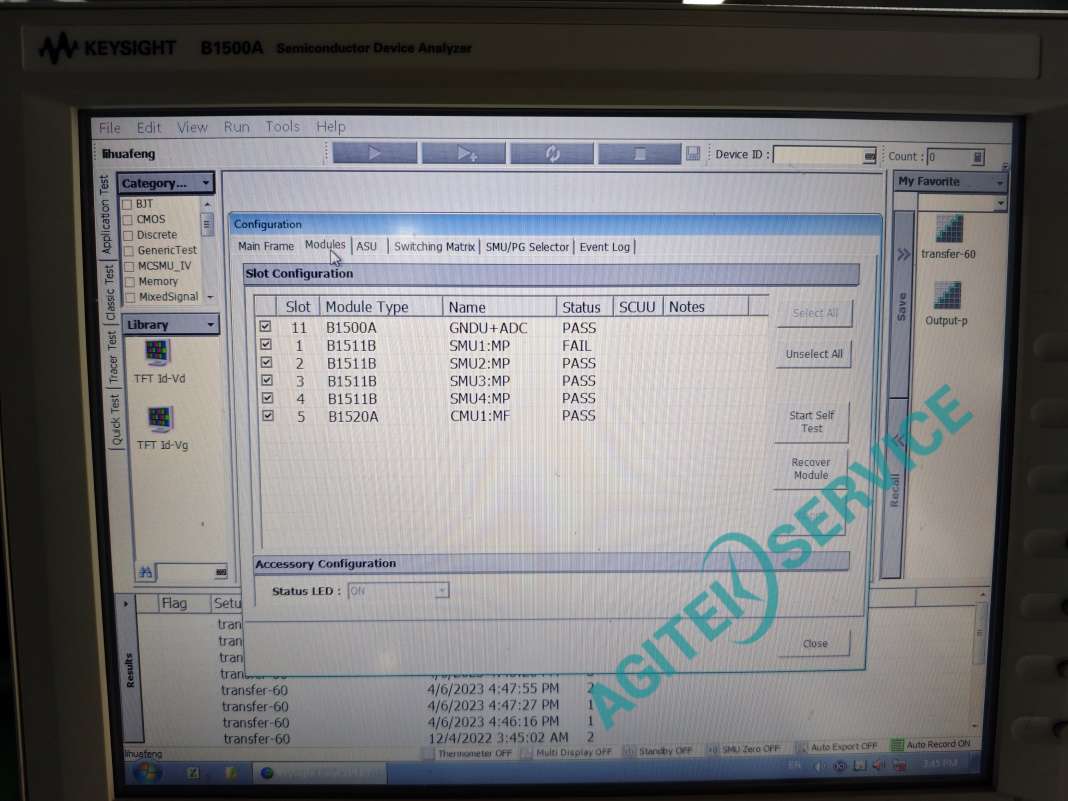 是德科技B1505A半導體參數分析儀維修