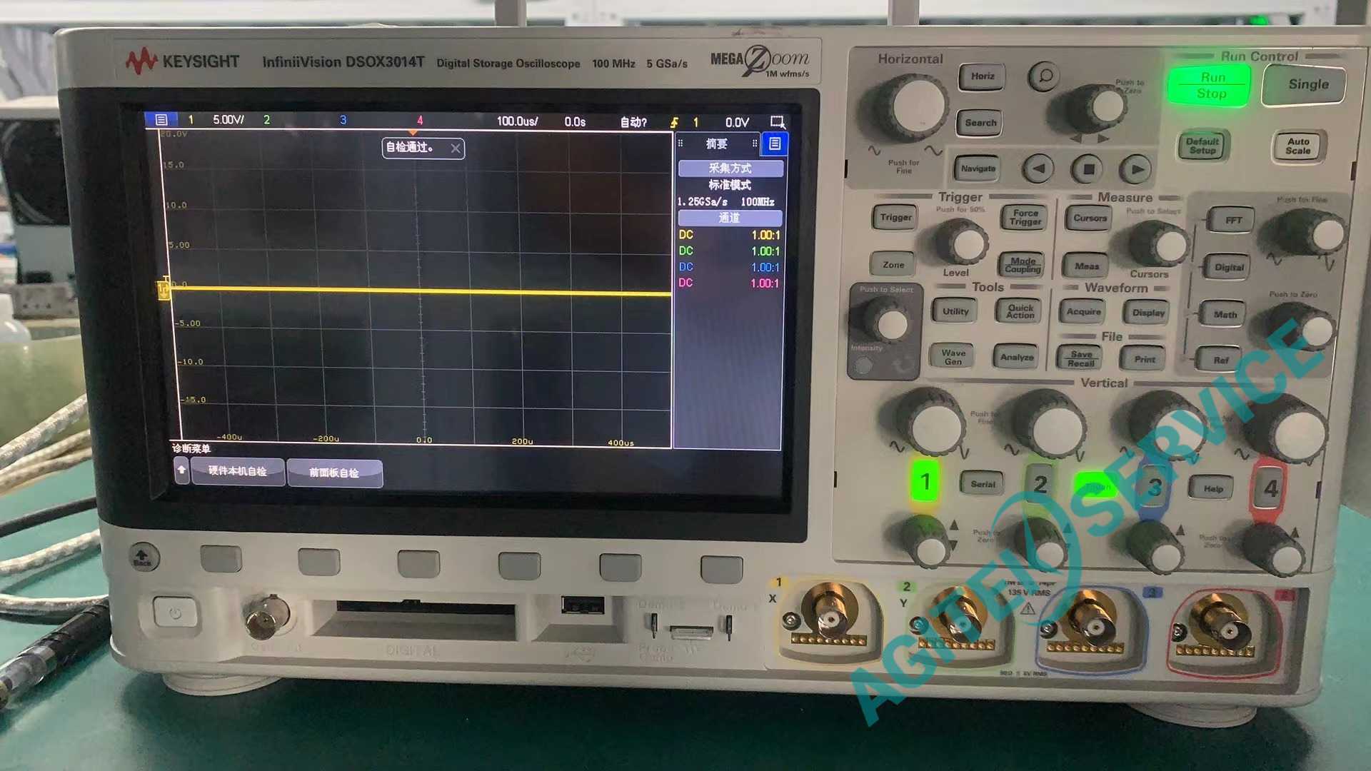 是德DSOX3014T示波器不能開機維修
