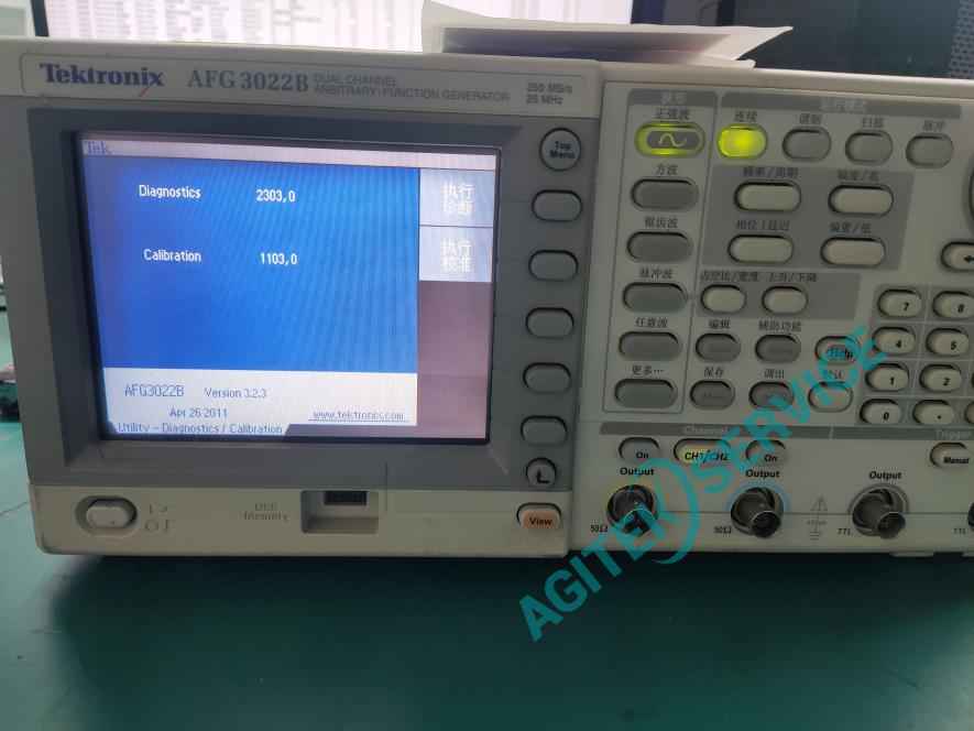 泰克AFG3022B信號發生器超差維修 泰克AFG3022B信號發生器超差維修