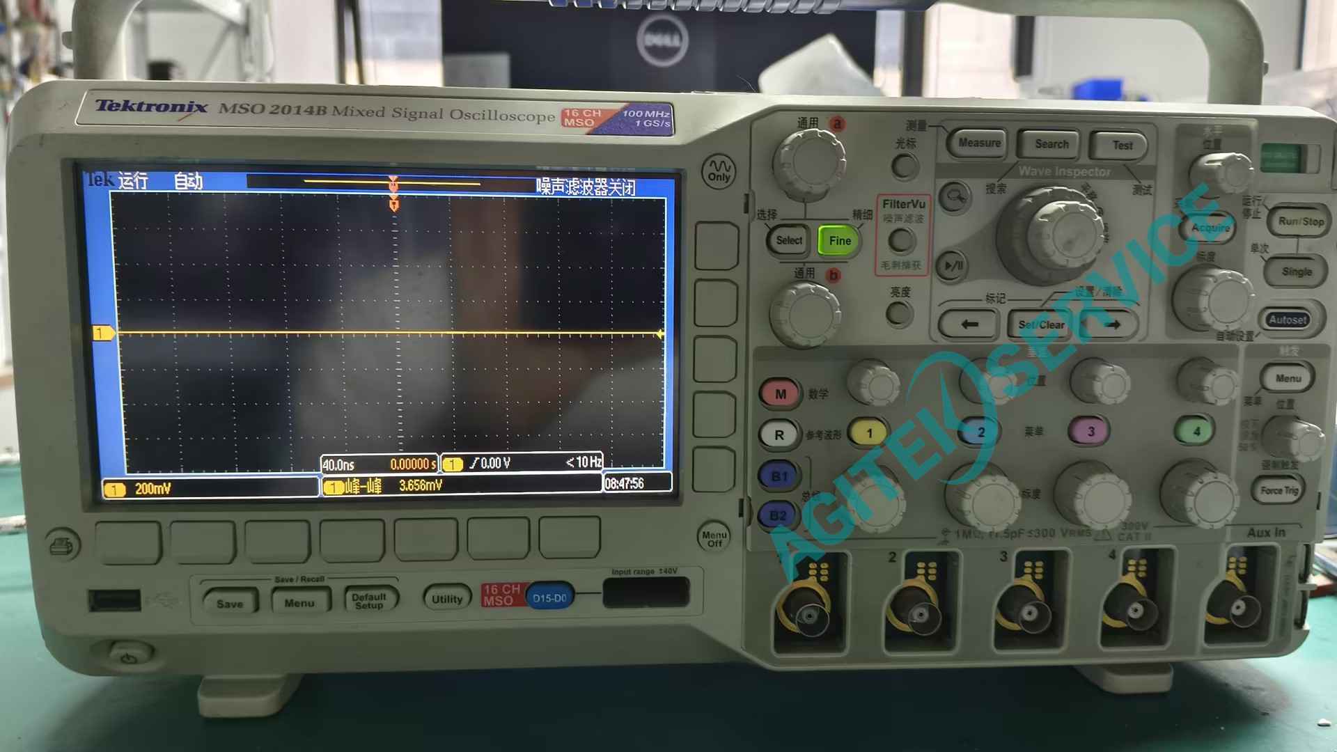 泰克MSO2014B示波器畫麵反轉維修