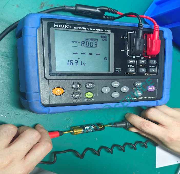 日置BT3554電池內阻測試儀無法測量內阻維修