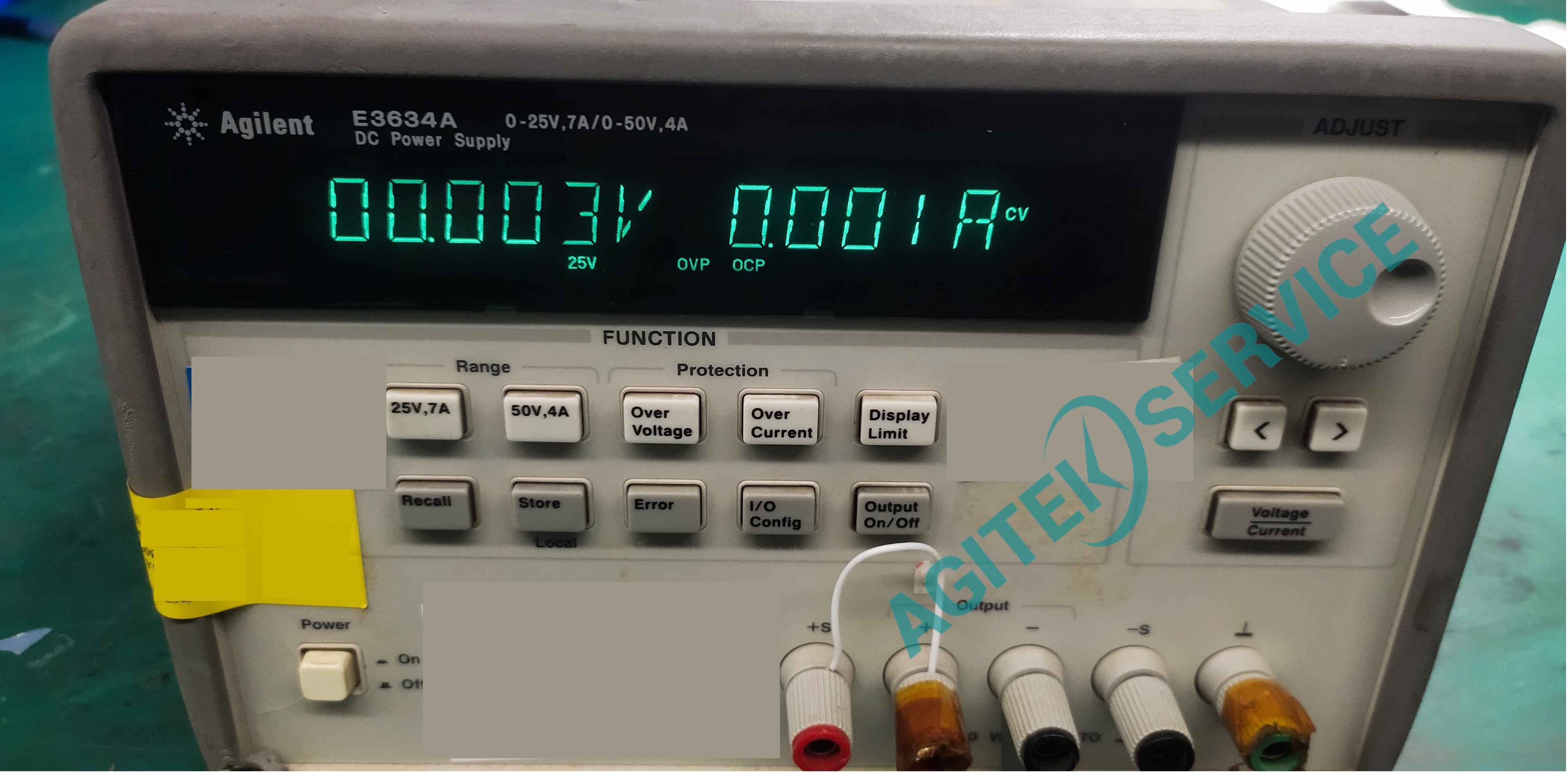 安捷倫E3634A電源電壓無法控製維修