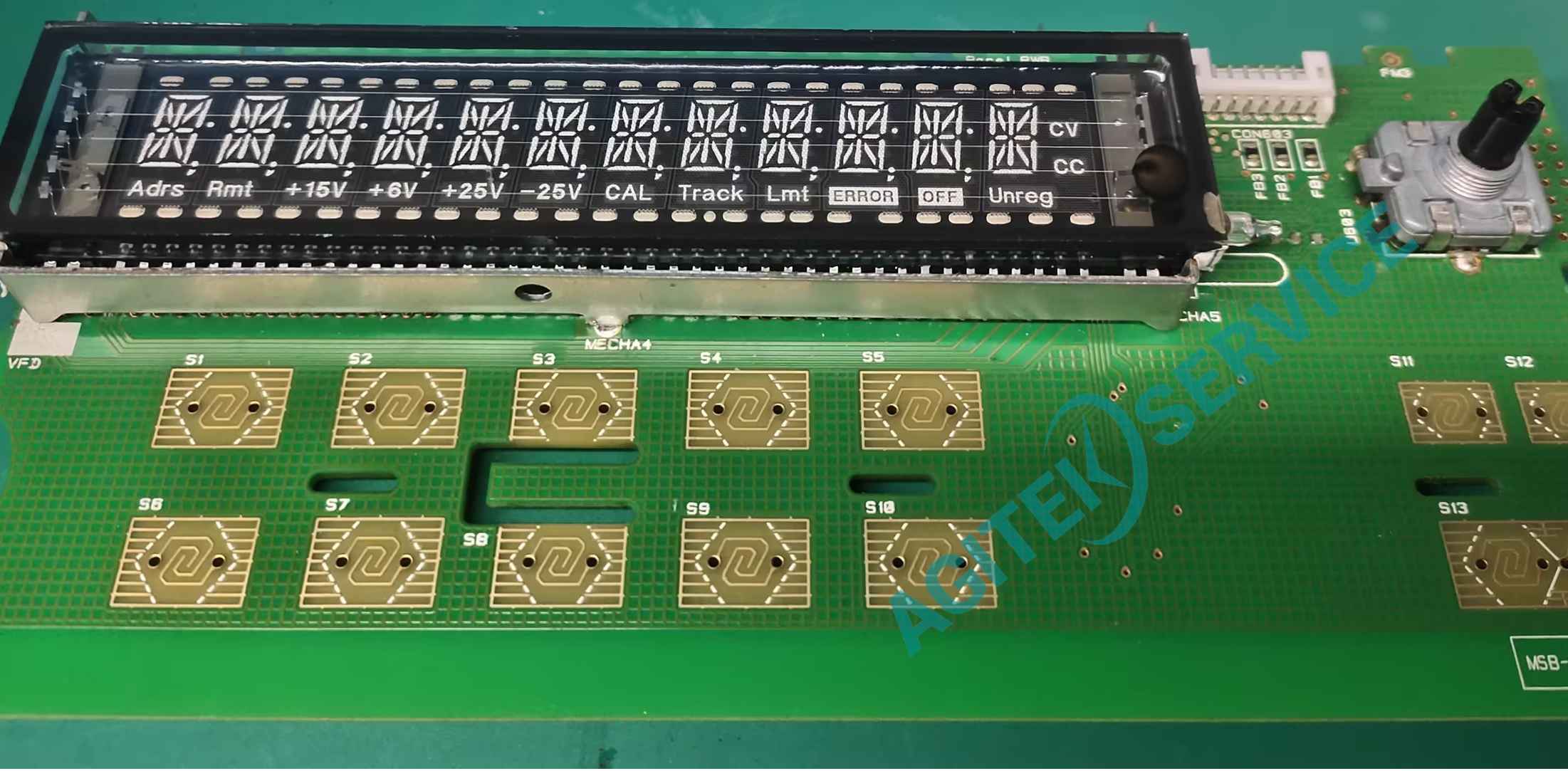 安捷倫E3634A電源電壓無法控製維修