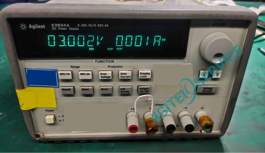 安捷倫E3634A電源電壓無法控製維修