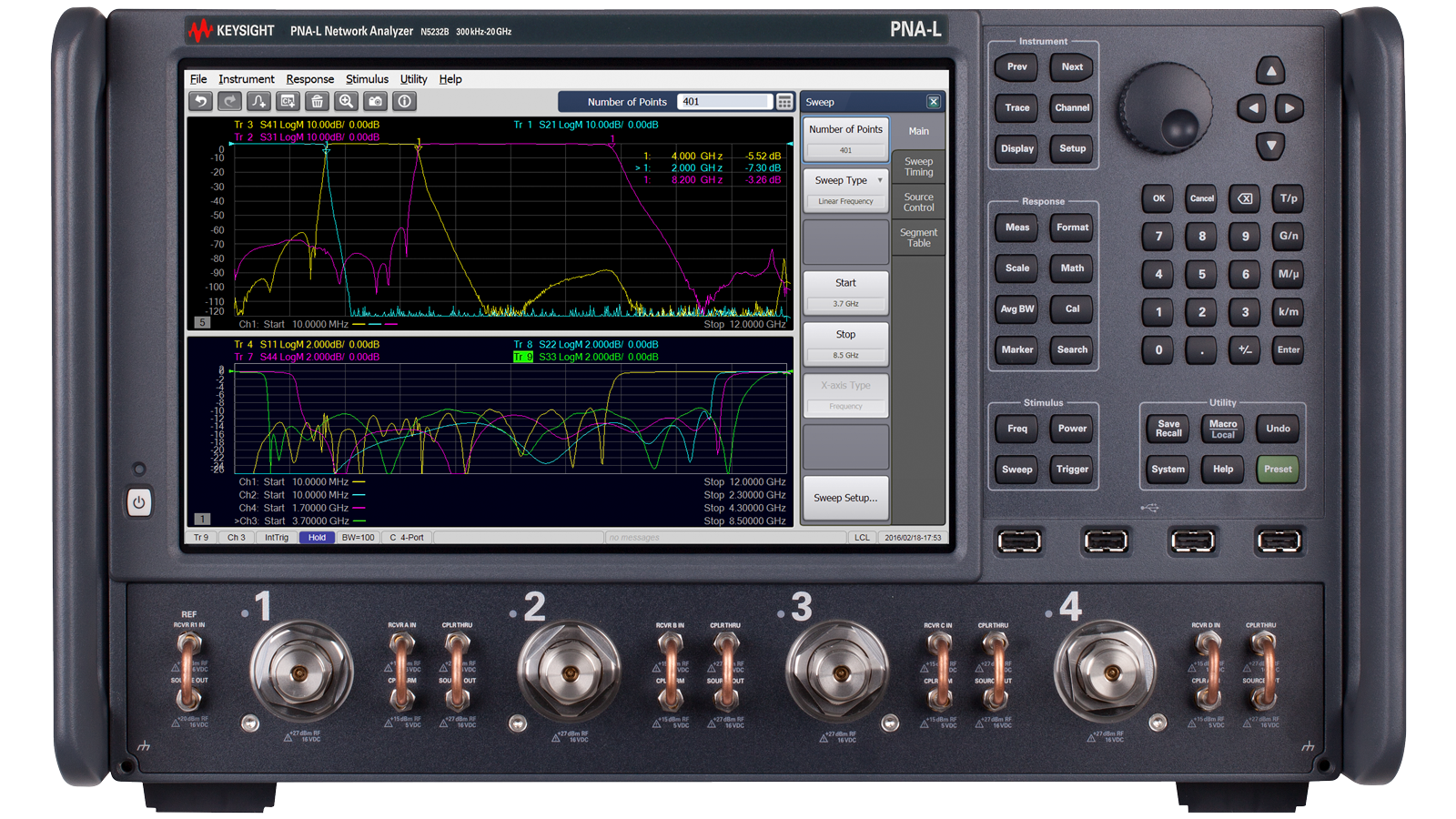 二手是德(Keysight)PNA-L 網絡分析儀