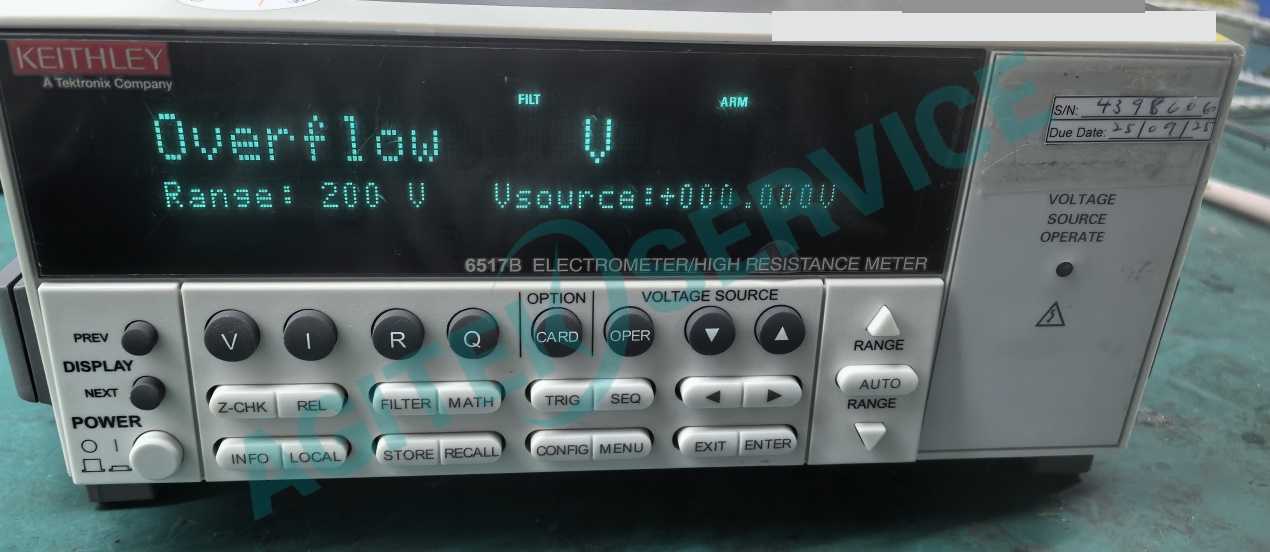 深夜成人在线观看6517B靜電計電阻測試不準維修