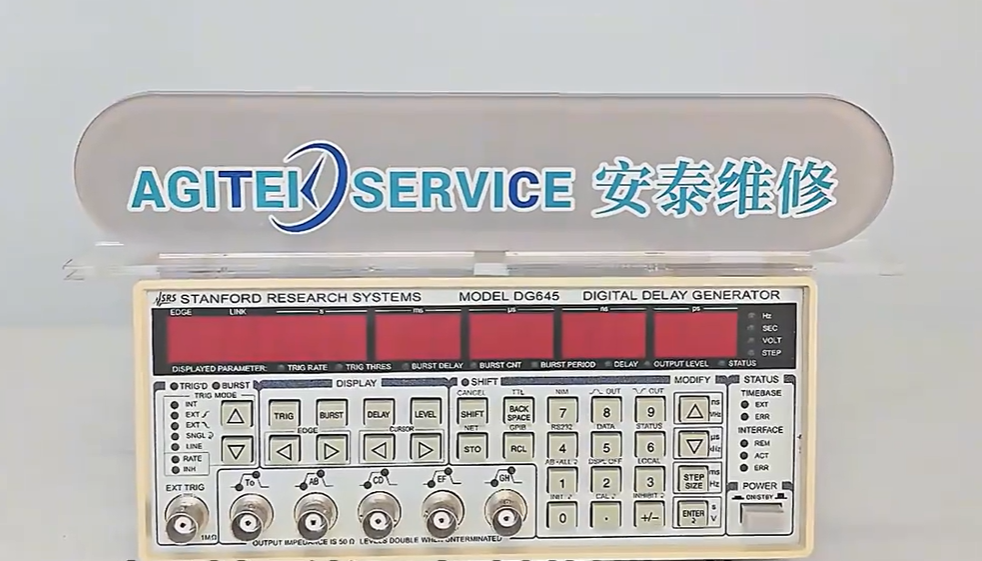 斯坦福DG645數字延遲發生器前麵板介紹