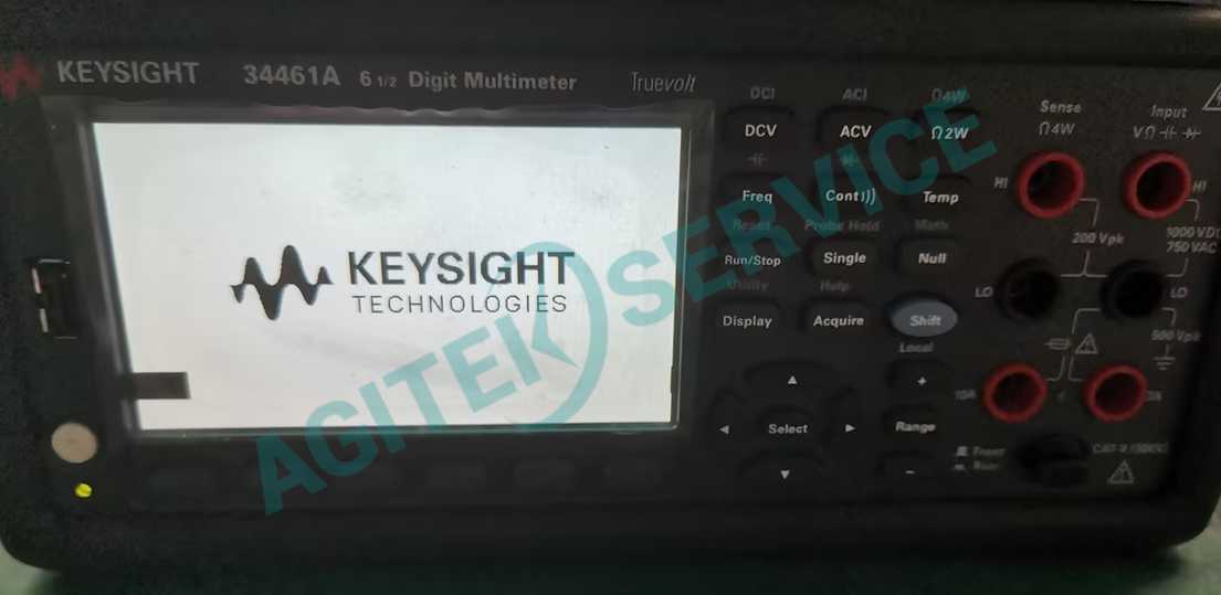 Keysight是德科技34461A萬用表卡log維修案例