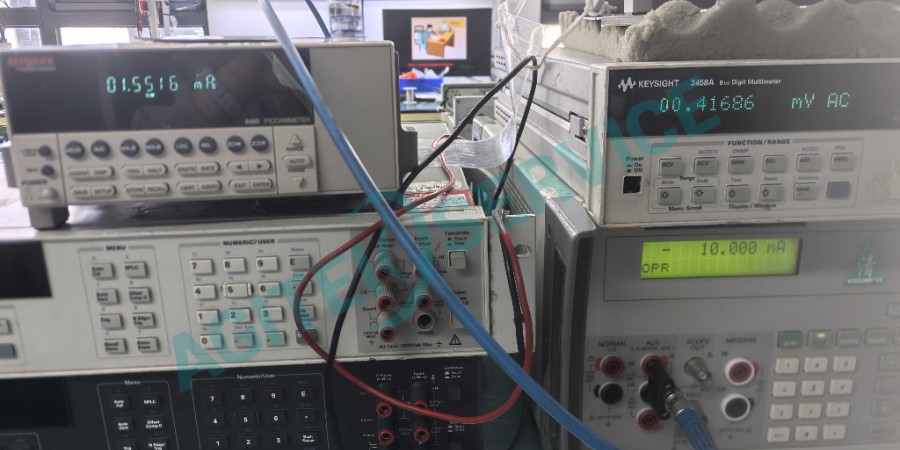 Keithley深夜成人在线观看6485皮安表電流測試異常維修案例